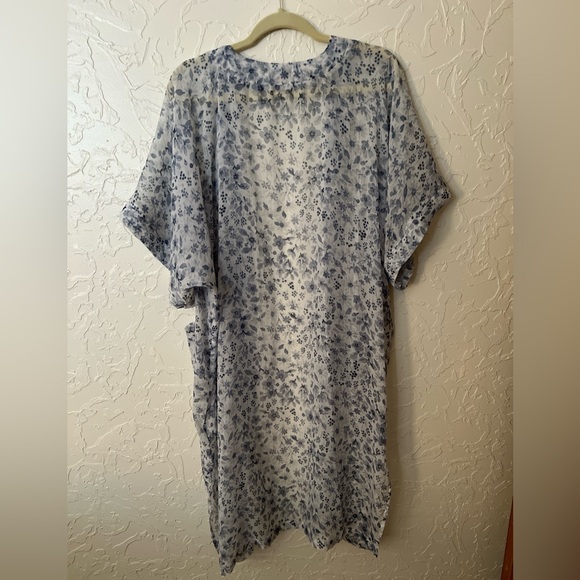Rachel Zoe Floral Kimono Duster One Size - Picture 11 of 14